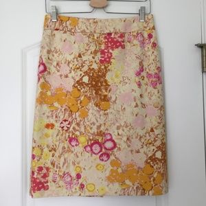 Fun, Fall Floral Pencil Skirt